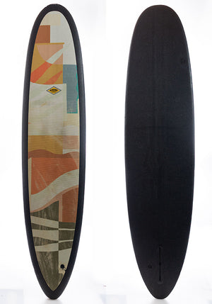 Used 8'0 Almond Surfboard Foamboard
