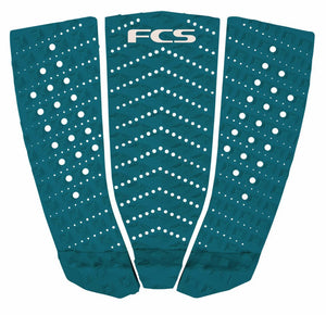 FCS T-3W Eco Tidal Teal Surfboard Traction