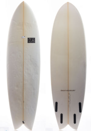 Used 6'6 Dan Cobley Fish Surfboard