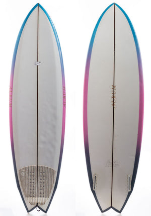 Used 6'2 Album Twinsman Surfboard
