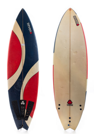 Used 6'4 Seven S Fun Surfboard