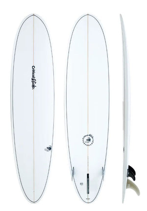 Critical Slide 8'0 Wavemaster 5000 Clear Funboard Surfboard