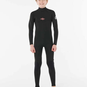 Rip Curl Youth Dawn Patrol 3/2 Back Zip Surfing Wetsuit