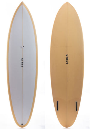 Lewis 6'6 RD Mini Mid Future Twin Surfboard
