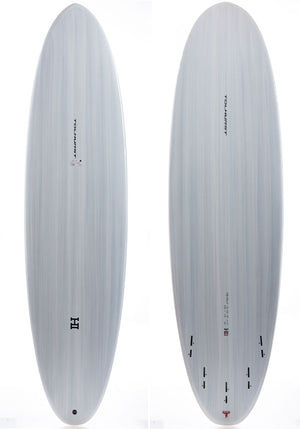 Thunderbolt 6'10 Moe Mini Light Blue (Red) Mid-Length Surfboard