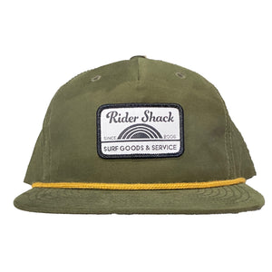 Rider Shack Square Patch Snap Back Hat