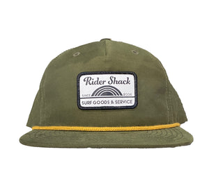 Rider Shack Square Patch Snap Back Hat