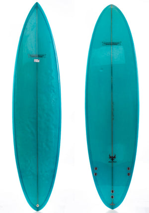 Used 7'2 Modern Black Hawk Midlength Surfboard