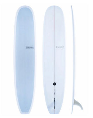 Modern 9'6 Retro Sky Blue Longboard Surfboard