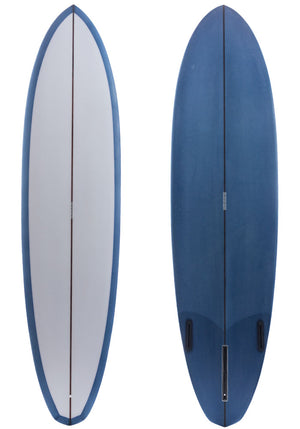 Lewis 7'3 DT Diamond II Mid Length Surfboard