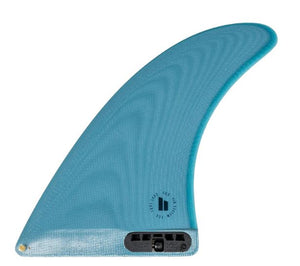 FCS II Single Fin 7" Teal Performance Glass Longboard Fin
