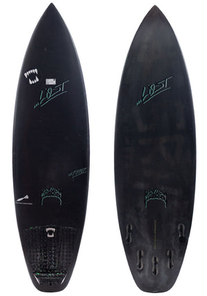 Used Lost Ripper Black Dart Surfboard 5'6