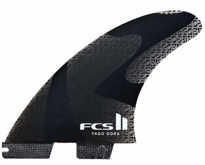 Yago Dora FCSII Smoke Medium Surfboard Fins
